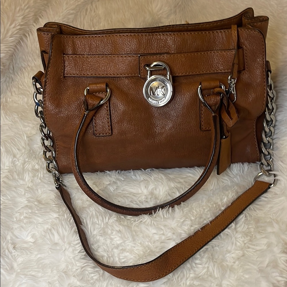 Michael Kors Brown Leather 2 Way Bag